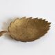 Empty pocket vintage brass sheet
