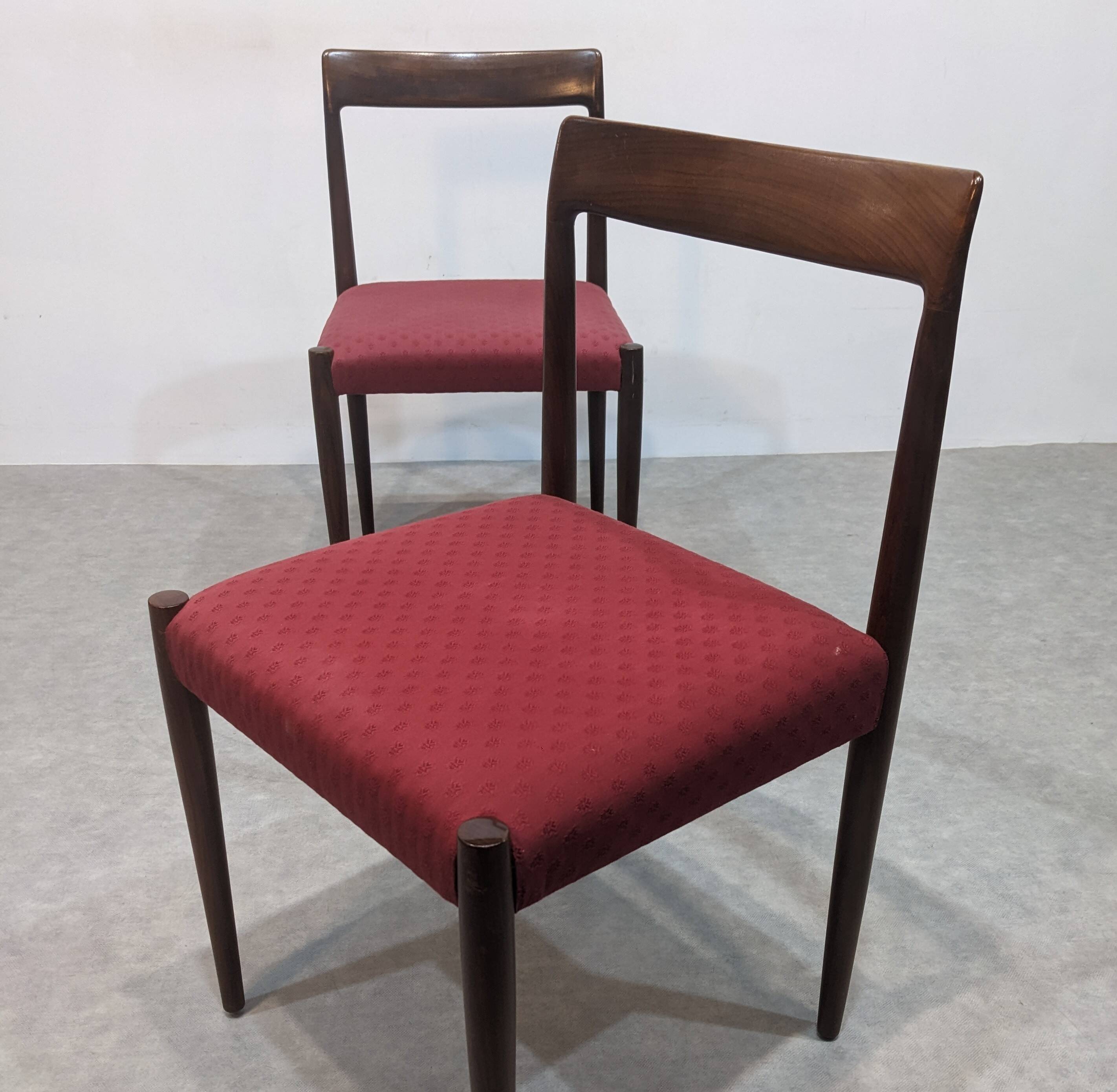 Duo of mic-century chairs