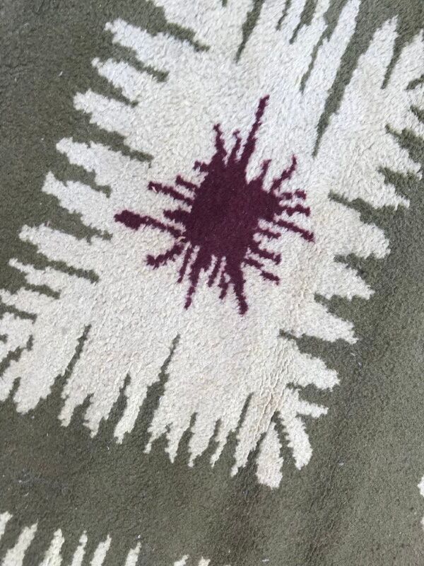 Former carpet art deco french handmade 203 x 292 cm