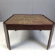 Vintage etched brass side table, 1970s