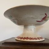Grigny Terracotta Flowered Compote Dish