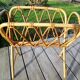 Rattan magazine holder