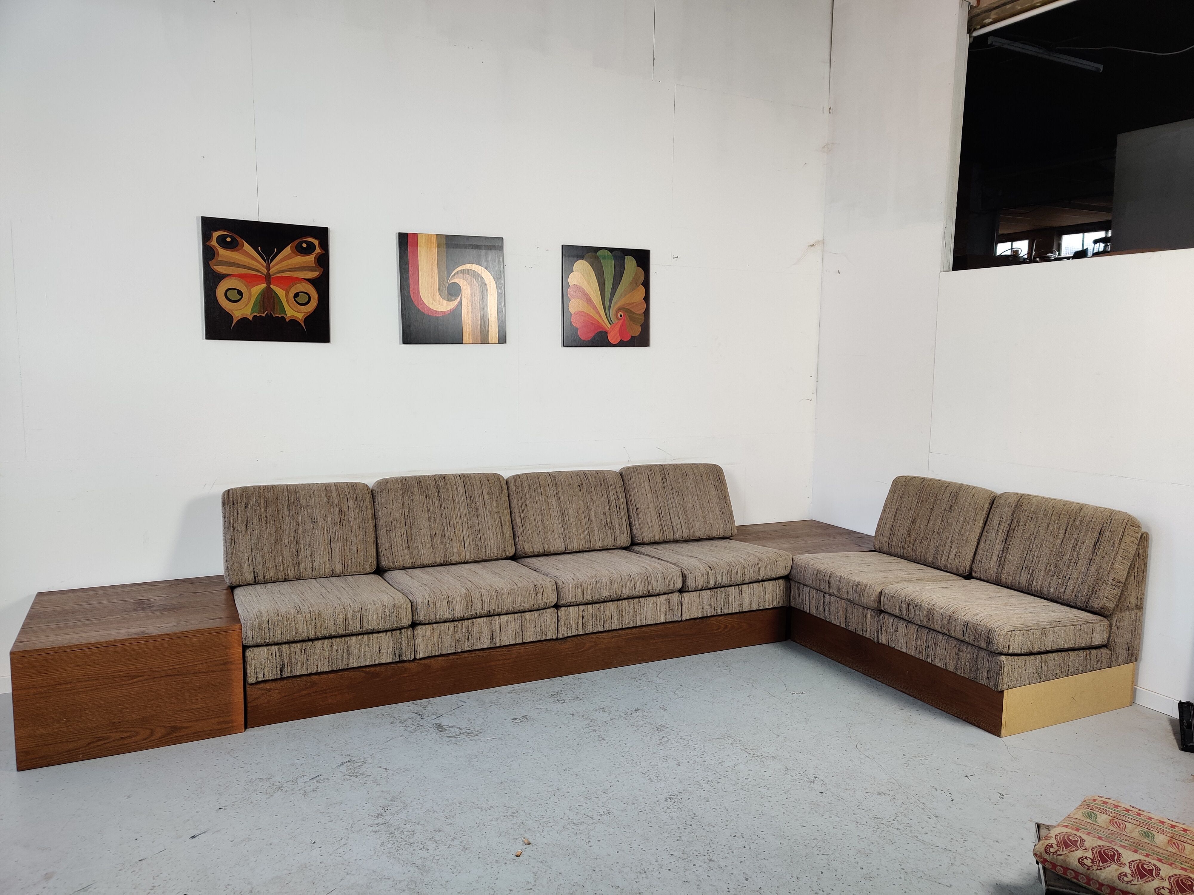 Vintage Scandinavian corner sofa COR, 60s/70s