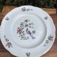 Flat plates with scalloped edges Sarreguemines bohemian chic