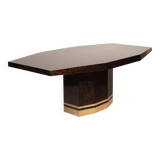 Table à manger Mod. 2007D par Willy Rizzo & Nucci Valsecchi pour Aldo Tura, 1970