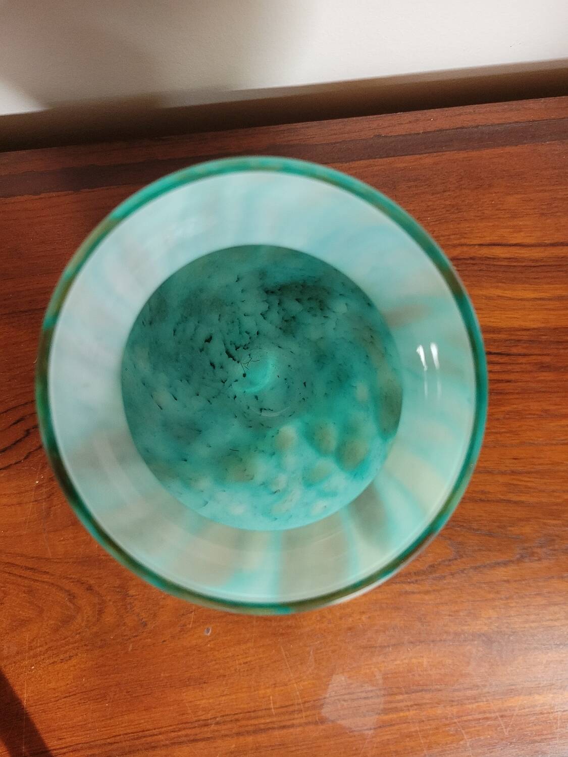 Vase La Rochère en verre et or
