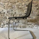 Tobias chair in metal and plastic by carl ojerstam for ikea 1990