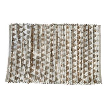 Cotton handwoven rug