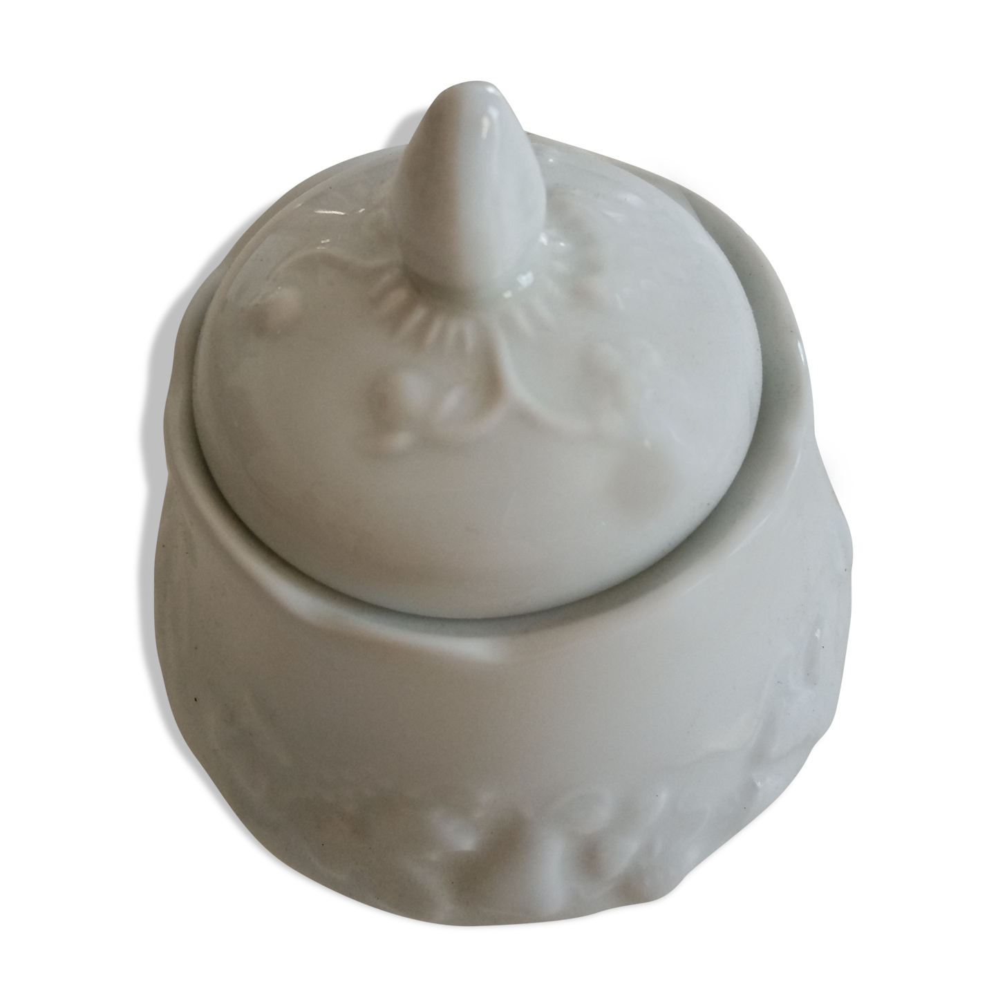 White porcelain sugar