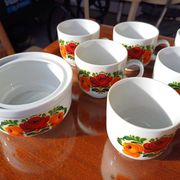 Tasses porcelaine winterling 1970