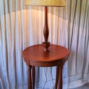 Patinated table lamp