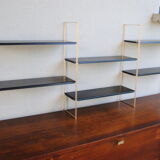 Shelf wall metal string