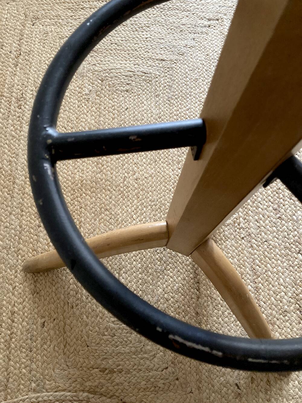 Portemanteau en bois de hêtre Stella, années 1950