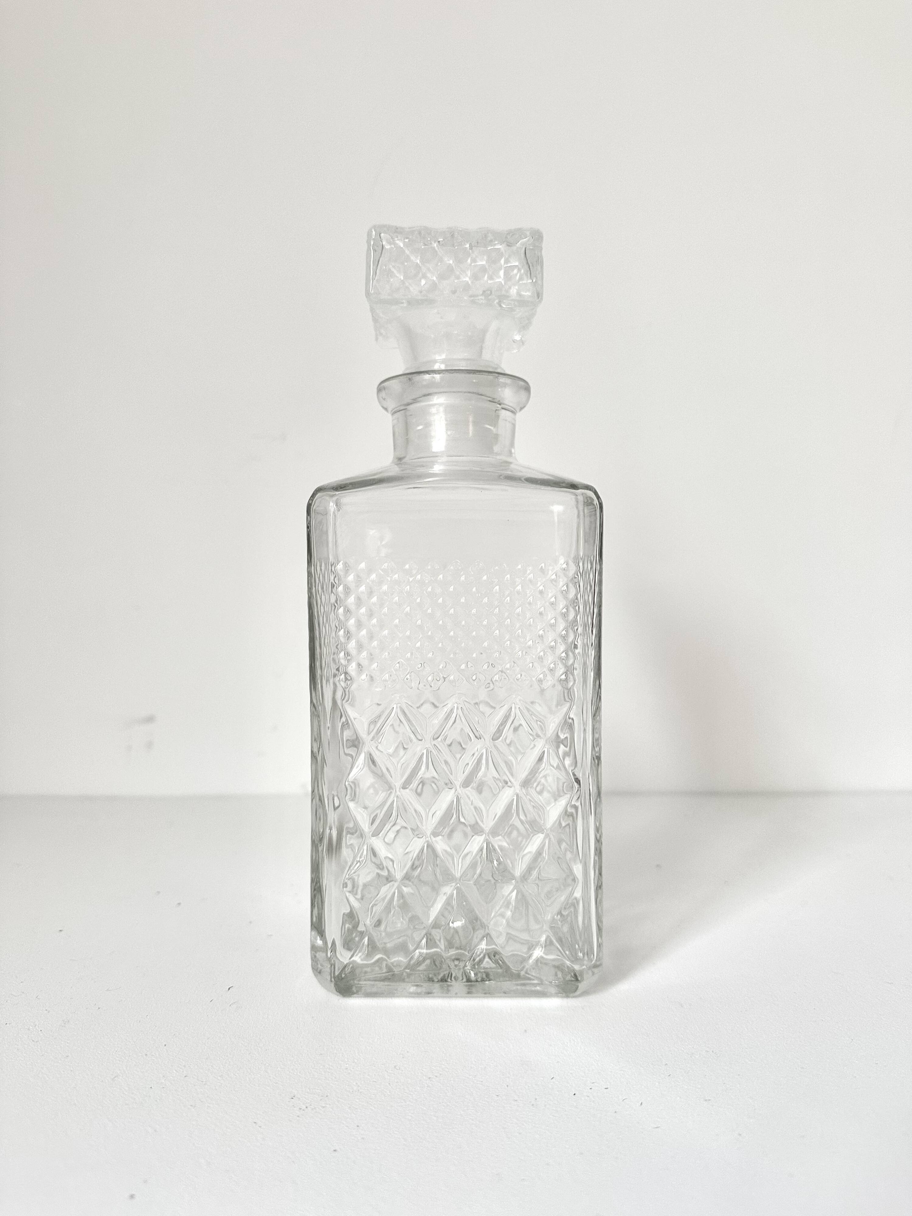 Carafe à whisky en verre