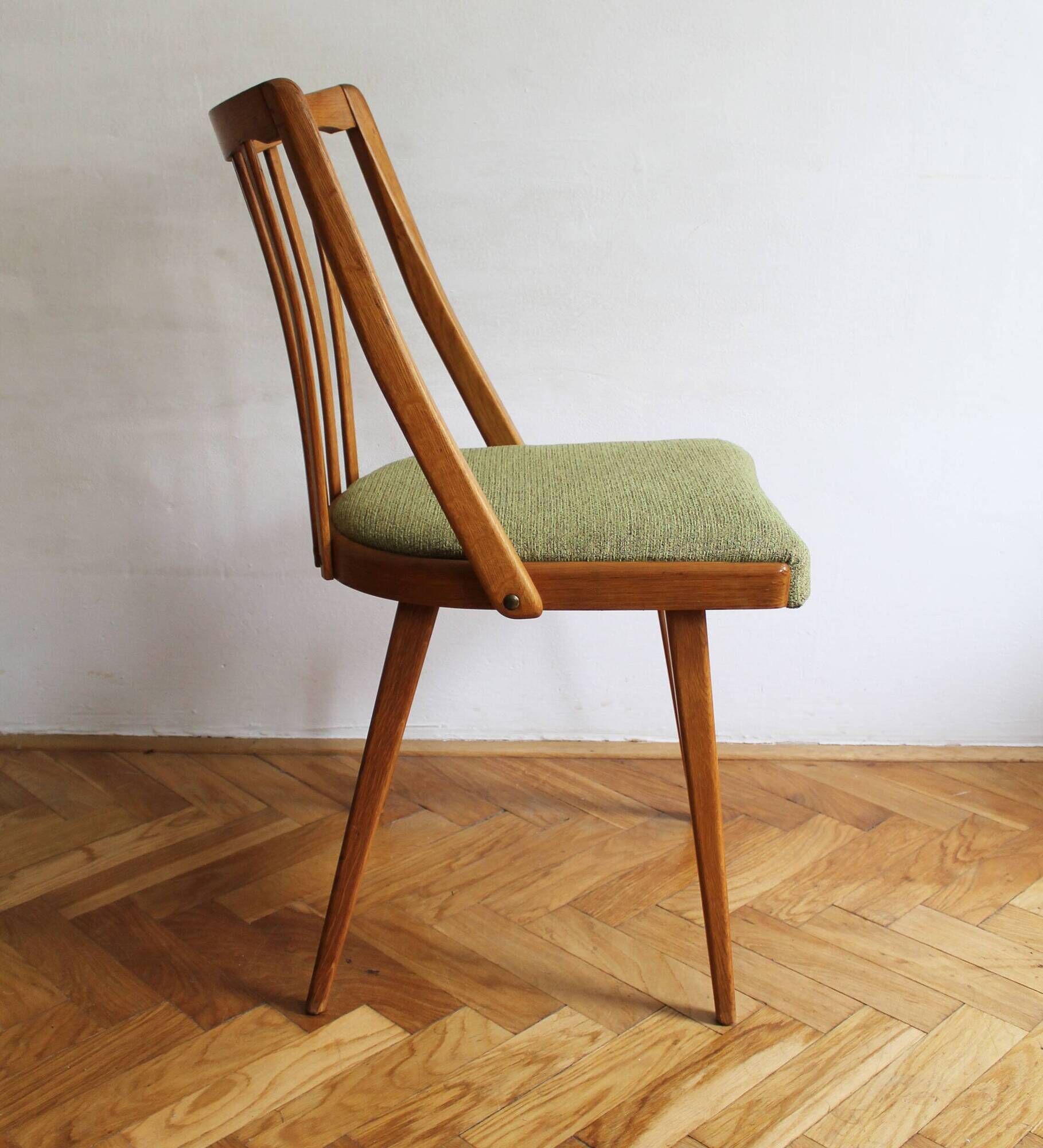Set of Four 1960's Chairs by Antonin Suman for TON