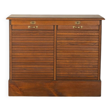 Art Deco roller shutter cabinet