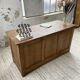 Oak and pine counter 1950