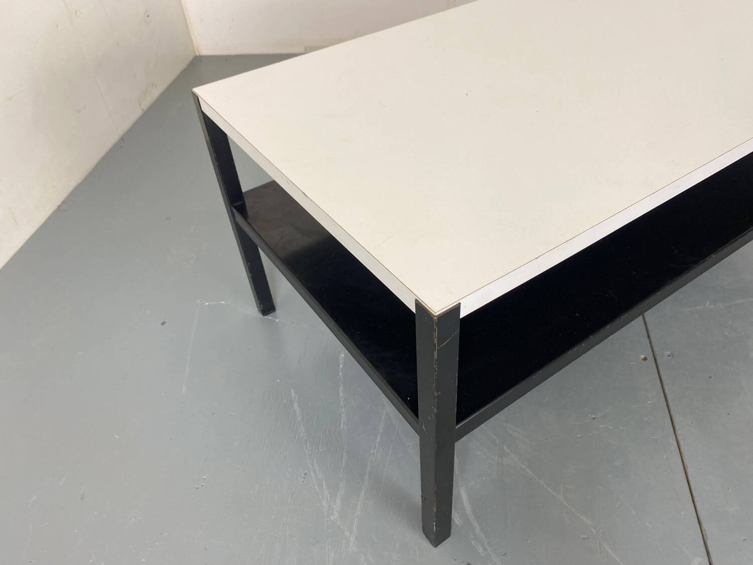 Mid Century Modernist Black and White coffee table by Wim Rietveld, 1960s
