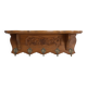 Mid-Century Belgian Oak Wall-Mounted Coat Rack in Bruegel Style