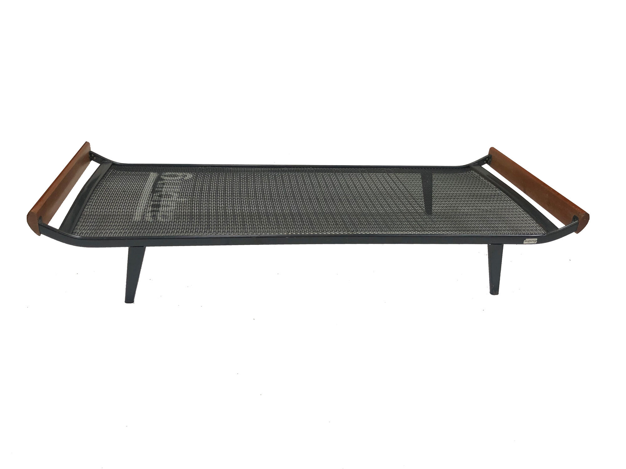 Vintage Meridian Auping Cleopatra metal teak design by Dick Cordemeyer