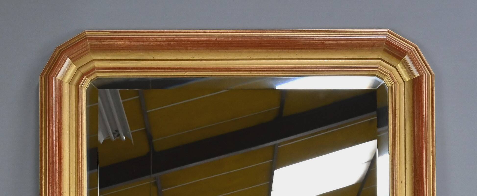 Large Gilded Wooden Mirror – 1980