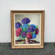 Old painting pattern flowers