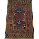 Handmade Persian rug 95cm x 60cm