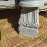 Gustavian grey patina notch