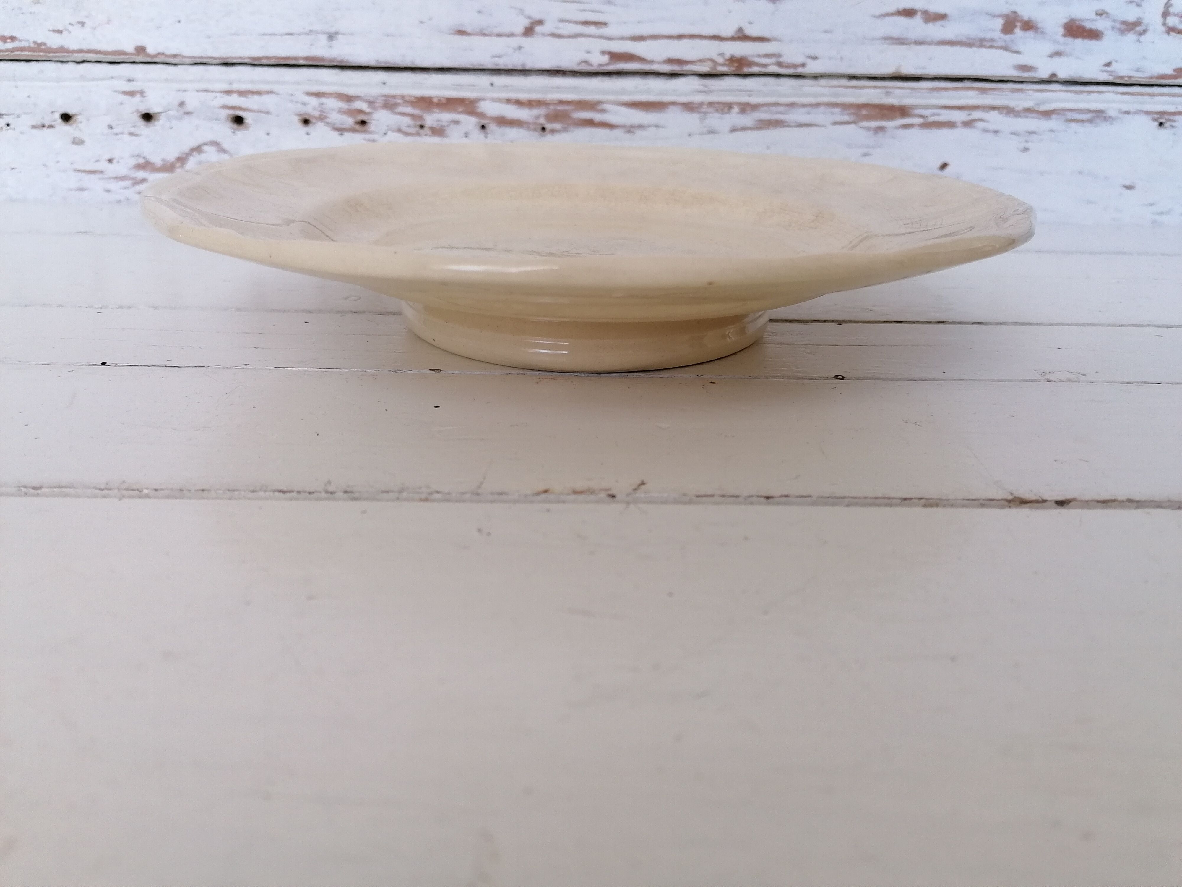 Sarreguemines earthenware cake holder