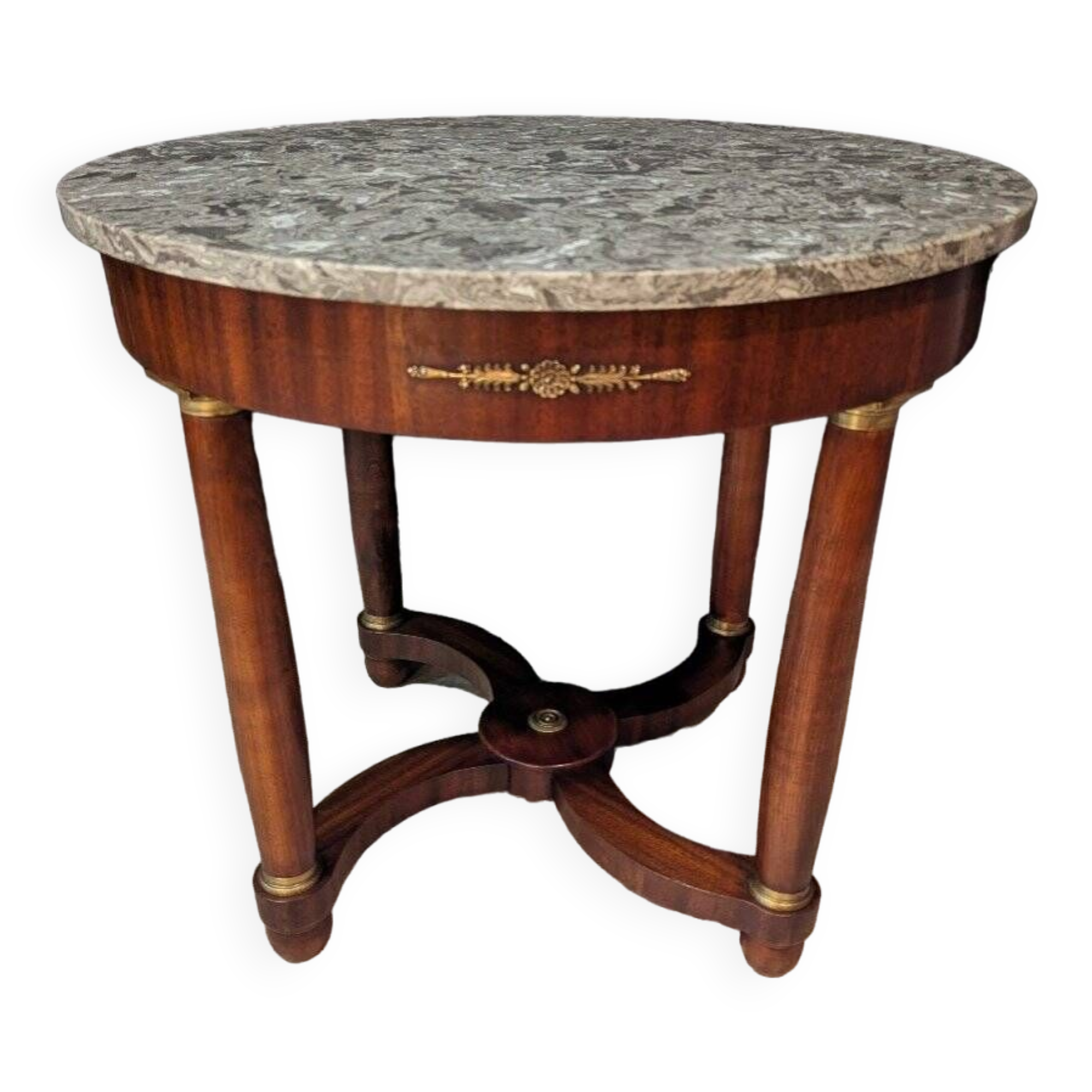 Empire-style mahogany gueridon