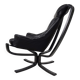 Poltrona Frau Viking Leather Lounge Chair by Sigurd Resell, 1970