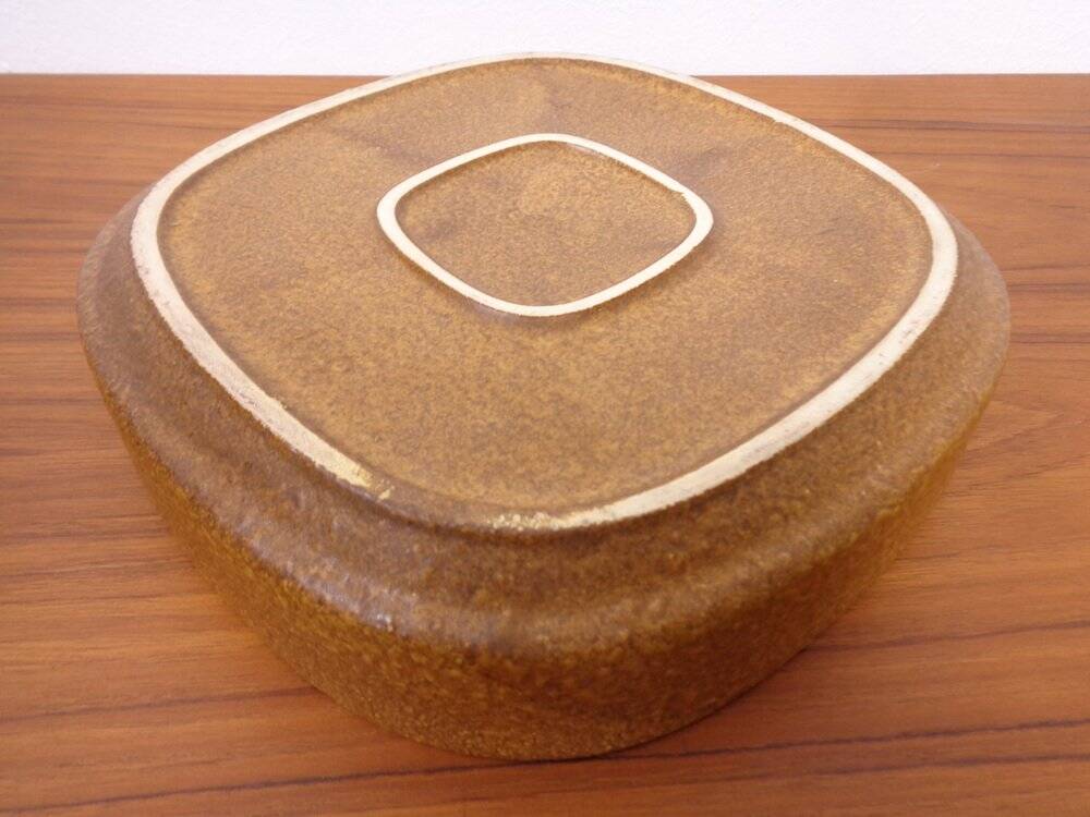 Glazed Lava Ceramic Bowl from Scheurich, Germany, 1970s