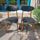 pair of Scandinavian chairs, unicorn style