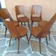 Suite of 6 chairs by Bistrot Baumann model Mondor 1960s