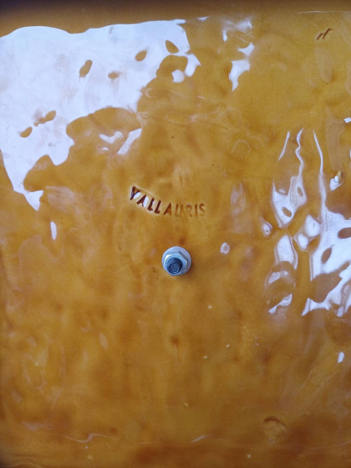 Assiette à fromage Chardon de Vallauris