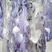 Murano glass pendant lamp by Mazzega, Italy, 1970s.