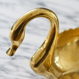 Swan brass trinket bowl from the 60/70