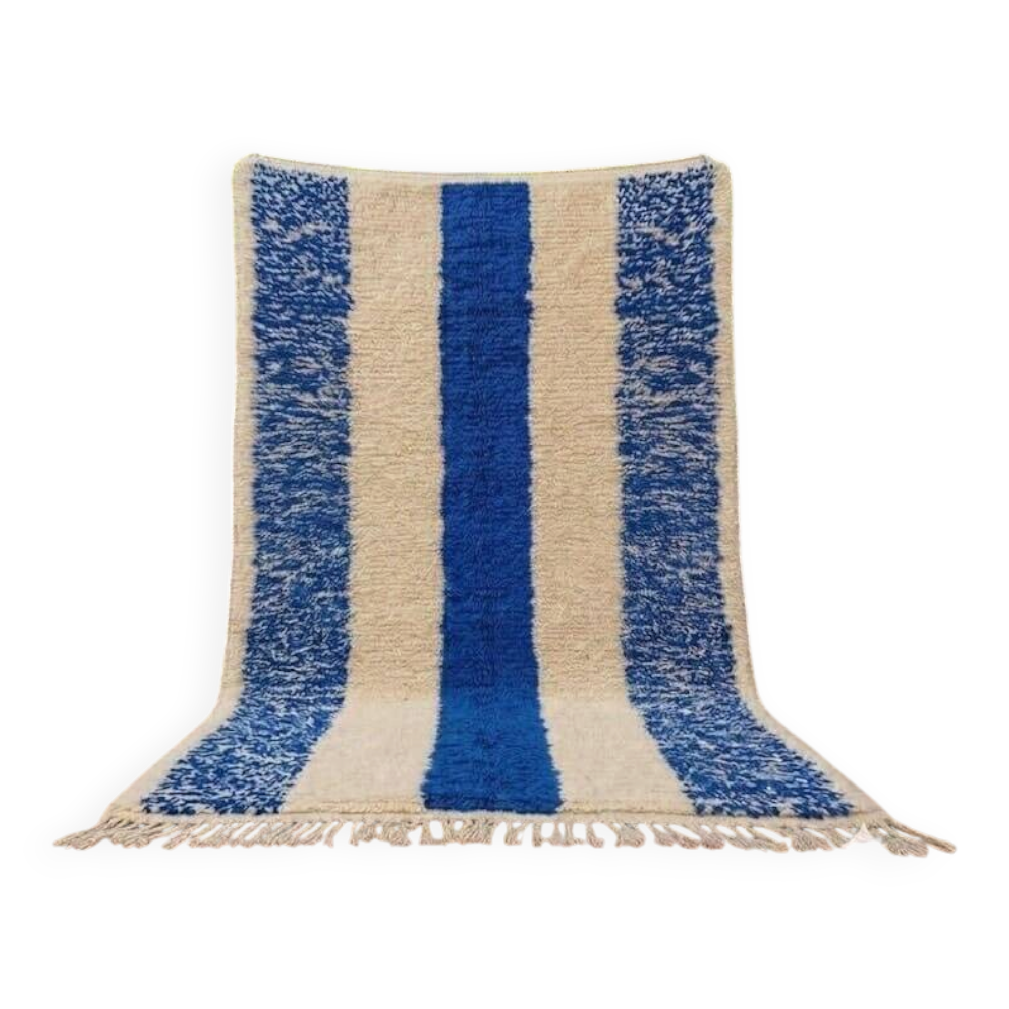 Traditional handmade pure wool Berber rug 150/250 cm