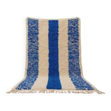 Traditional handmade pure wool Berber rug 150/250 cm
