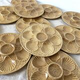 Vintage Longchamp oyster plates