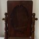 Wooden table mirror