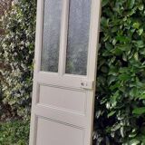 Communication door 1 translucent glass H233.5xL84.5cm old 20th century