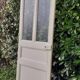 Communication door 1 translucent glass H233.5xL84.5cm old 20th century