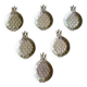 6 Vintage silver-plated table bowls with pineapple decor - 1960