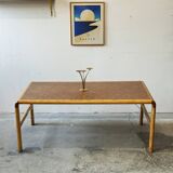 Ash Mosaic Coffee Table, Denmark 1960s/1970s, Mid-C Modern