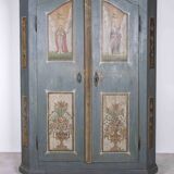 Painted German wardrobe