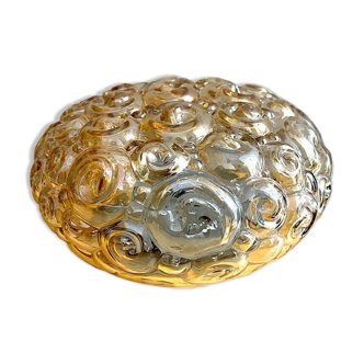 Glass flush mount ceiling or wall light by Helena Tynell