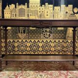 Louis XVI style walnut console table