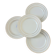 4 dessert plates in porcelain from St Amand 191105