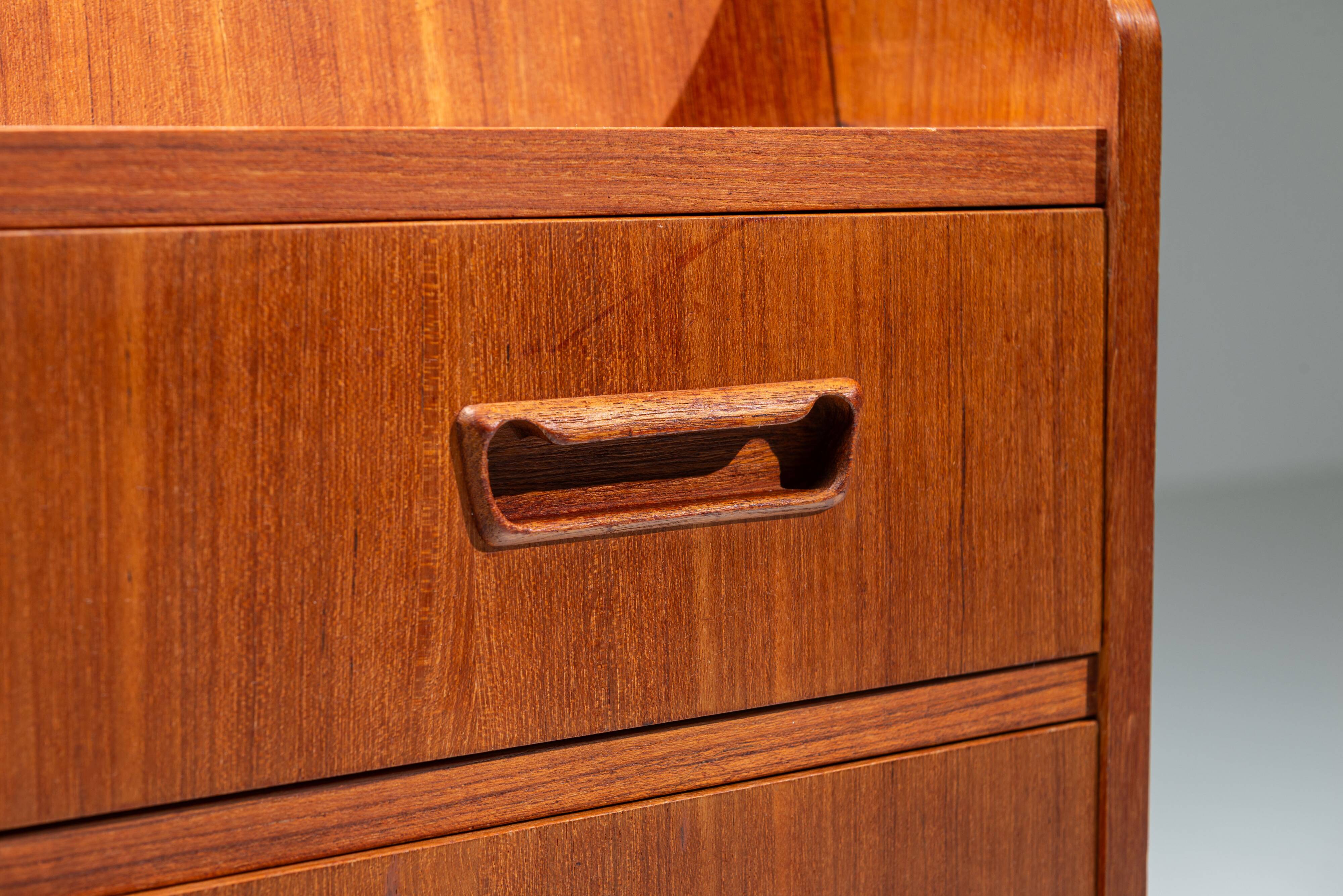 Danish mid-century secretaire by Gunnar Nielsen Tibergaard